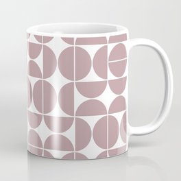 Mid Century Modern Geometric 04 Dusty Pink Mug