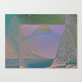 Data Science Gradient Canvas Print