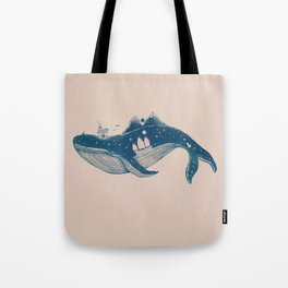 Home (A Whale from Home) Tote Bag