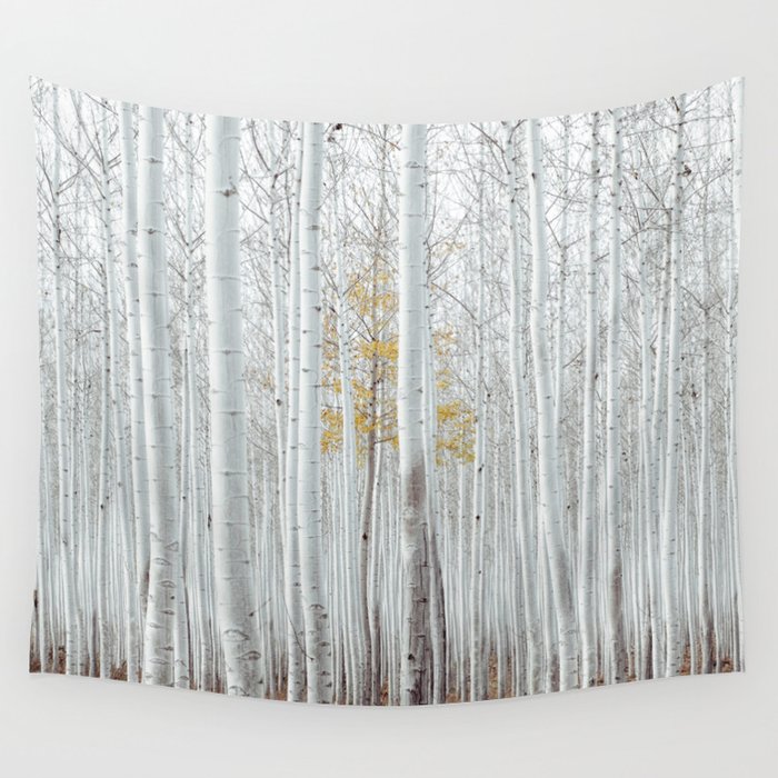 Birch Tree Forest Wall Tapestry