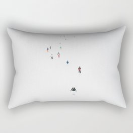 Ski Line Rectangular Pillow