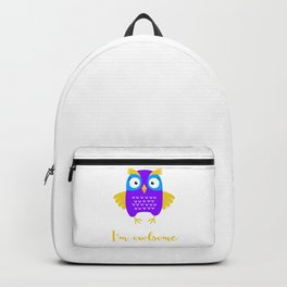 Awesome Owl - I'm Owlsome Backpack
