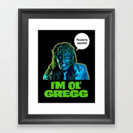 Old Gregg Framed Art Print