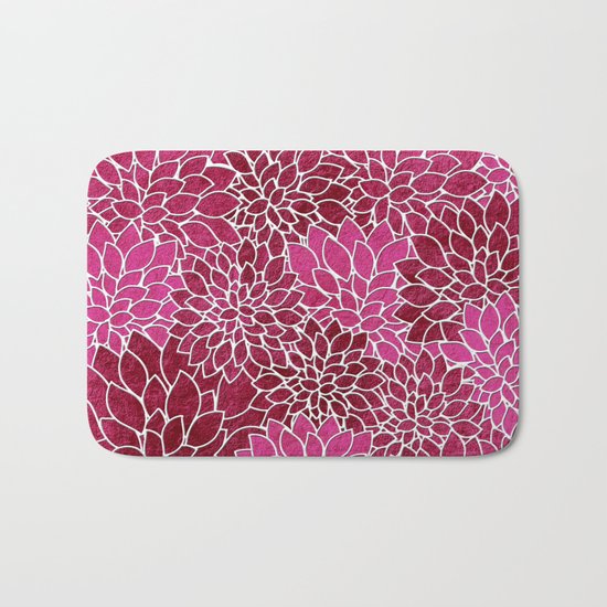 Floral Abstract 26 Bath Mat