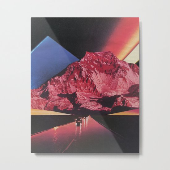 Neon Highway Metal Print