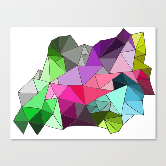 perfect colors in an imperfect configuration Canvas Print