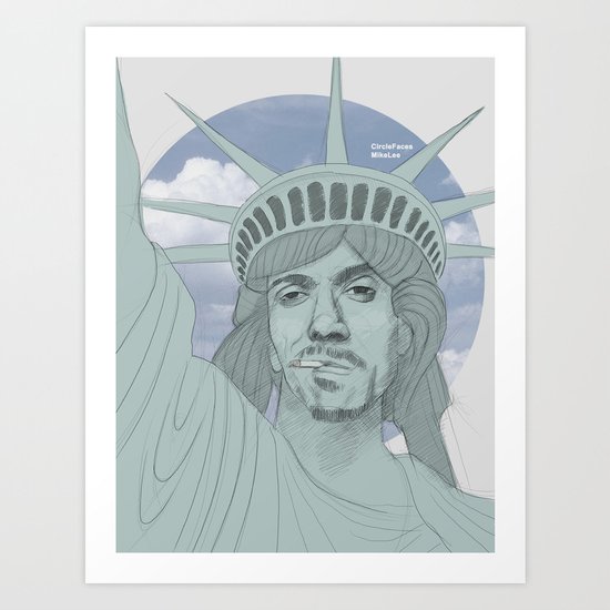 circlefaces Art Print