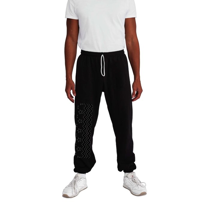 FAVORITED (BLACK-WHITE) Sweatpants