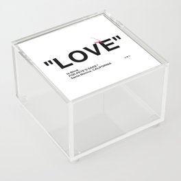 "LOVE" Acrylic Box