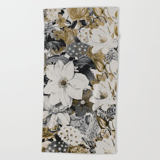 FLORAL PATTERN 44 Beach Towel