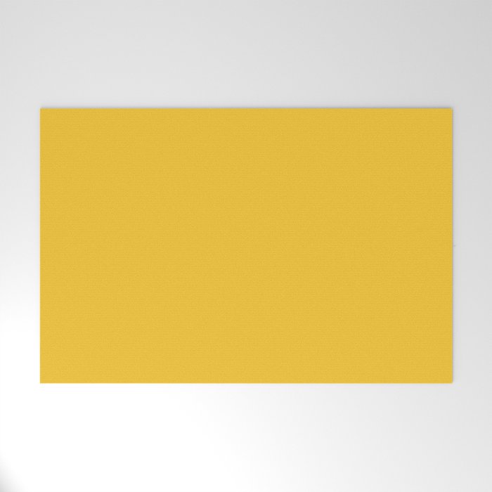 Canary Yellow - Solid Color Collection Welcome Mat