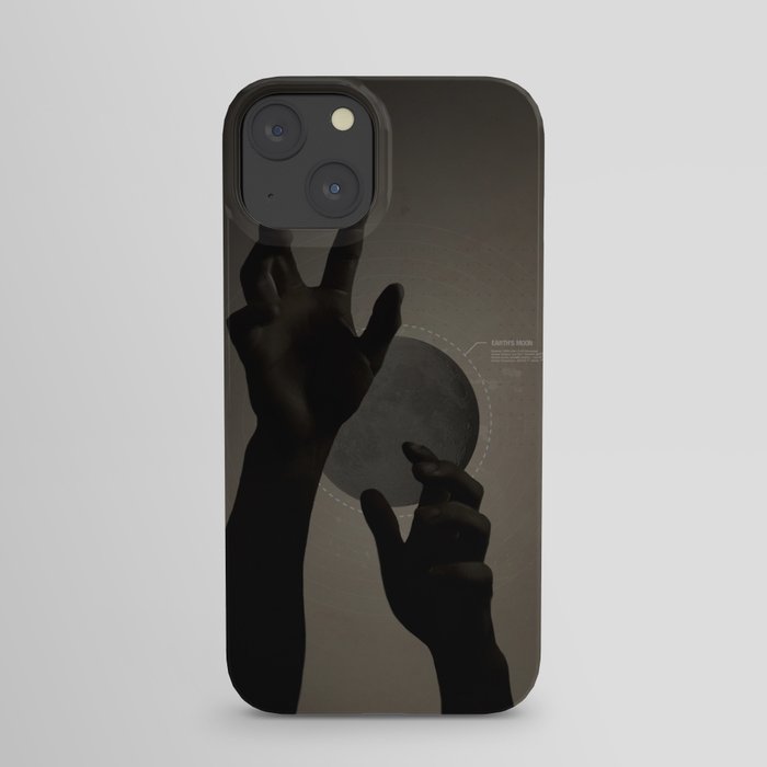 Hand's on the Moon iPhone Case