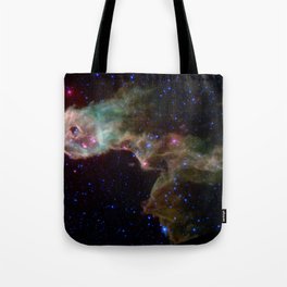 Elephant Trunk Nebula Stellar Nursery Deep Space Telescopic Photograph Tote Bag