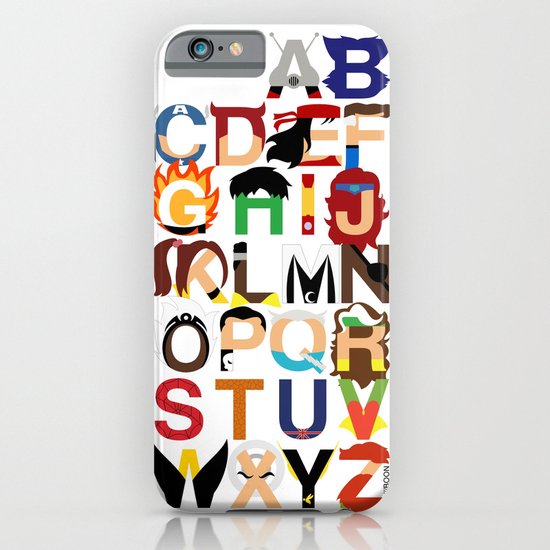 Marvelphabet Heroes iPhone & iPod Case