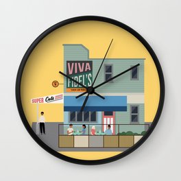 Fidel's Cafe, Cuba Street, Wellington, NZ Wall Clock