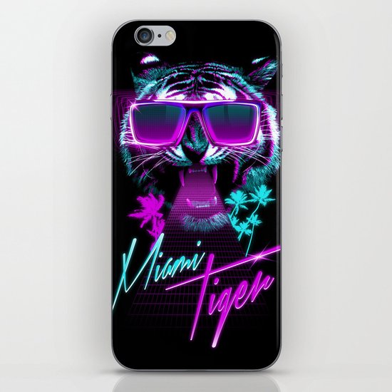 Miami Tiger iPhone & iPod Skin