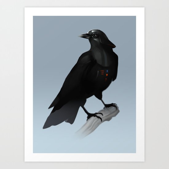 Crow Vader Art Print