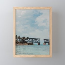 Florida Keys Bridge | Fine Art Travel Photography Framed Mini Art Print
