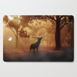 Elk in a Forest Cutting Board
