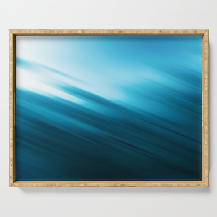 Underwater blue background Serving Tray