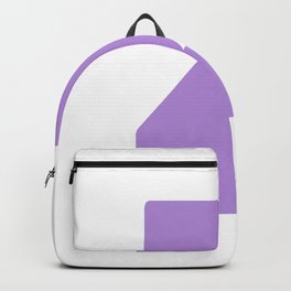 Z (Lavender & White Letter) Backpack