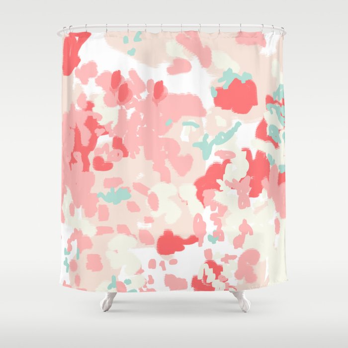 Kelsie Cute Abstract Minimal Pink Blush Painterly Dorm College