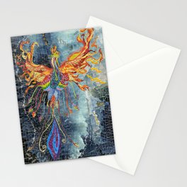 The Phoenix Rising From the Ashes Stationery Card