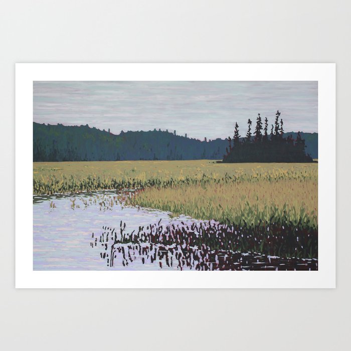 The Grassy Bay, Algonquin Park Art Print