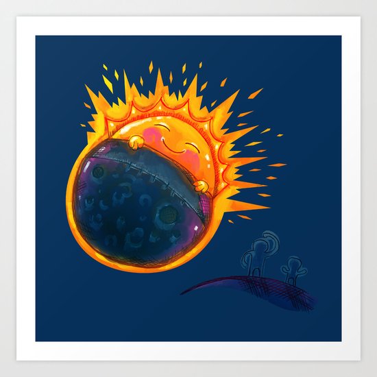 Daydreaming Art Print