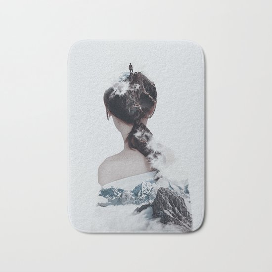 On Top Of The Mountain Bath Mat