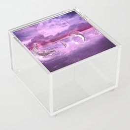 Dream Of Dolphins Acrylic Box