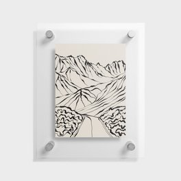 Mountain know the secret Floating Acrylic Print