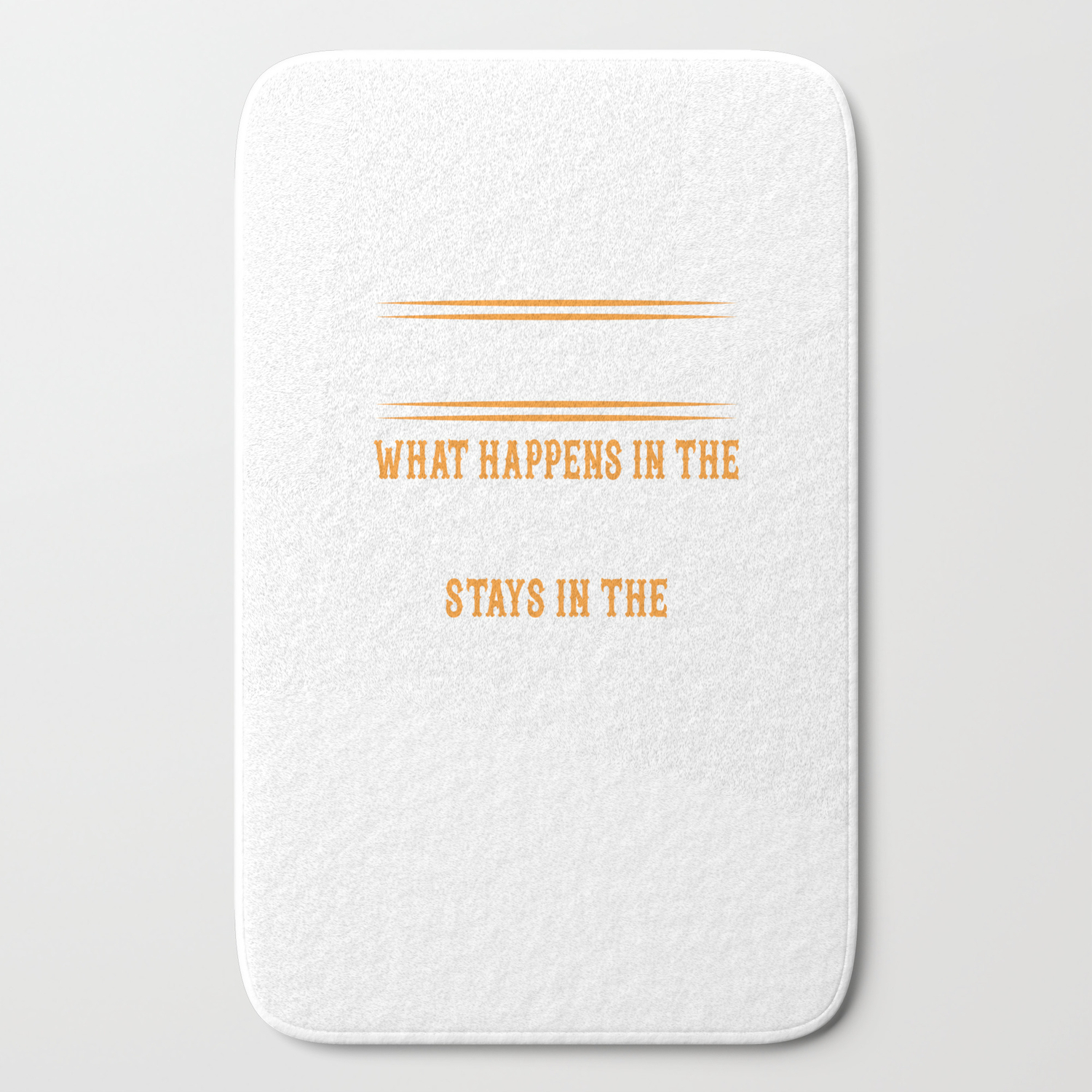 Barber Shop Rules Design Quote Saying Hair Stylist Gift Bath Mat