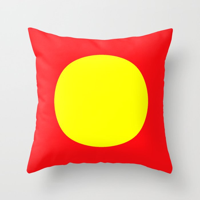 Abstract outdoor Throw Pillow for indoor