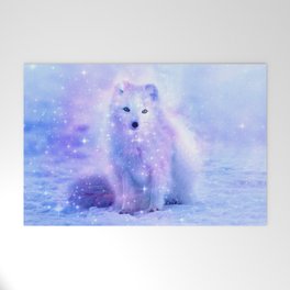 Arctic iceland fox Welcome Mat