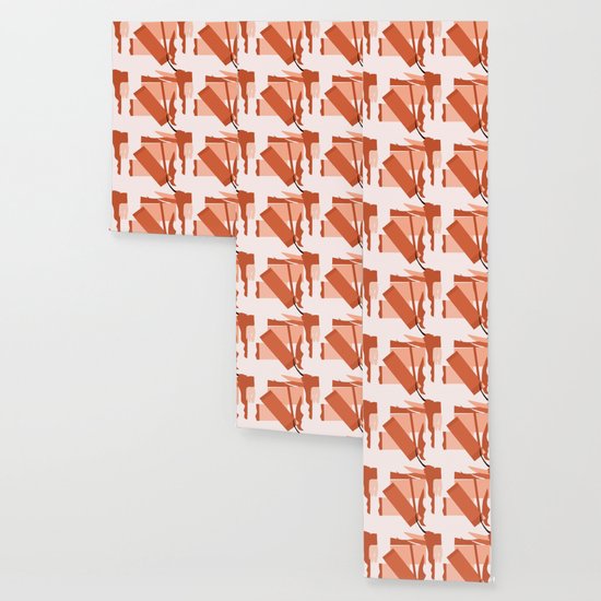 Matisse Inspired Orange Red Collage Wallpaper By Shamila Society6 Pngtree provides you with 647 free photo collage hd background images, vectors, banners and wallpaper. society6