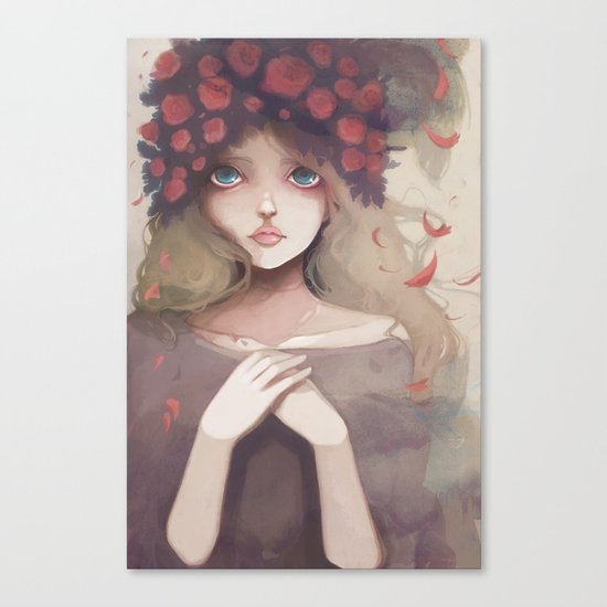 Le grand départ... Canvas Print