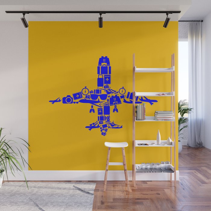 Airplane Wall Mural