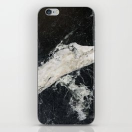Black Marble Glam #2 #marble #texture #decor #art #society6 iPhone Skin