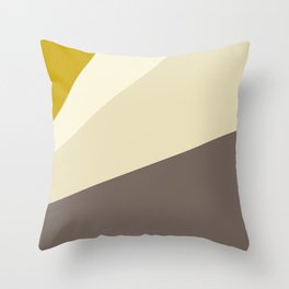 Muted gold and off-white  #society6 #decor #buyart Throw Pillow