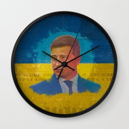 STAND WITH UKRAINE Wall Clock