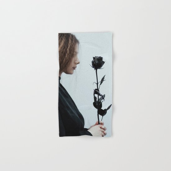 Black rose Hand & Bath Towel