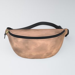 Early Morning Orange Tinged Clouds Fanny Pack