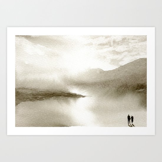 Sepia Light Art Print