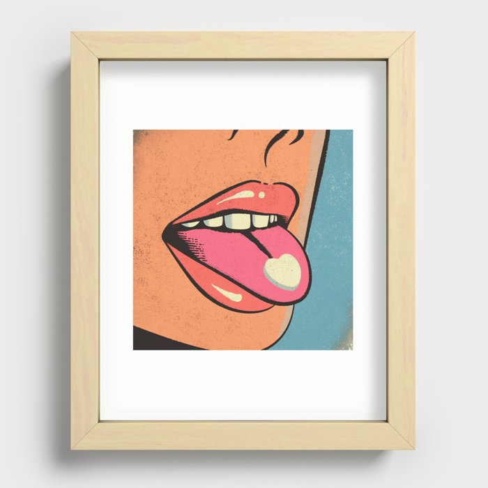 Hit of Love Recessed Framed Print