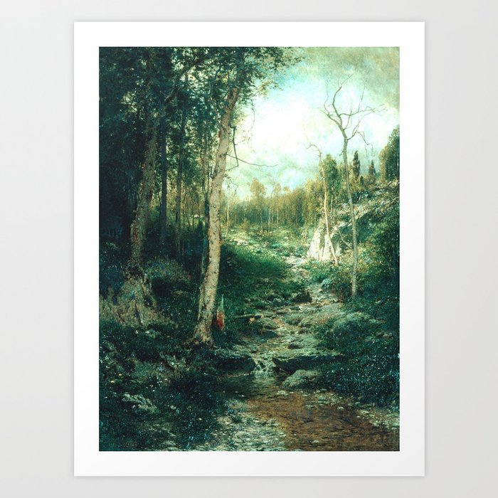An Old Clearing by Alexander Helwig Wyant   Art Print