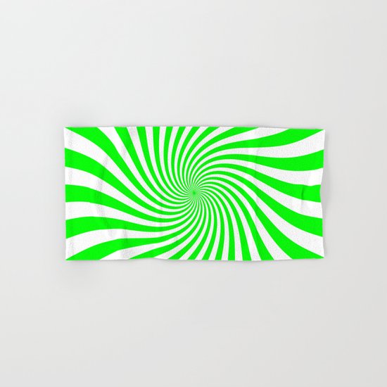 Swirl (Green/White) Hand & Bath Towel