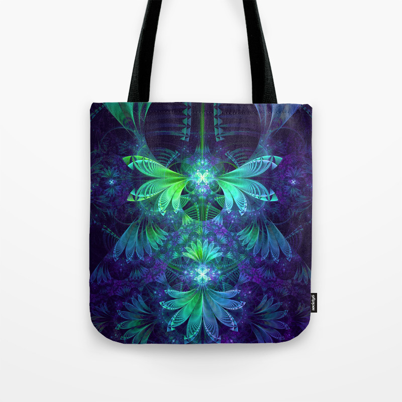 The Clockwork Kite Wings Of A Blue Green Dragonfly Tote Bag By
