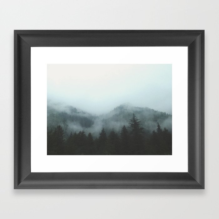 A Walk in the Forest Framed Art Print