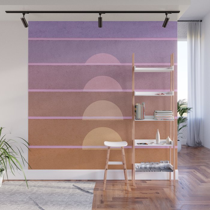 Abstraction_NEW_YEAR_SUNRISE_SUNSET_LOVE_POP_ART_1230A Wall Mural